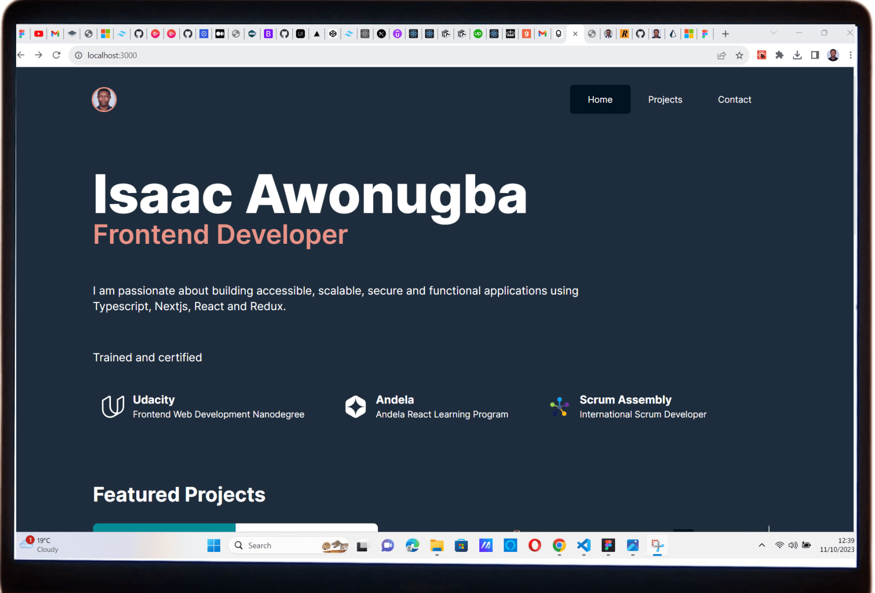 Isaac Awonugba's website